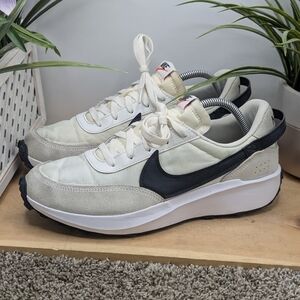 Nike Waffle Debut Off White Running Walking Mens Size 9.5 Casual Shoes